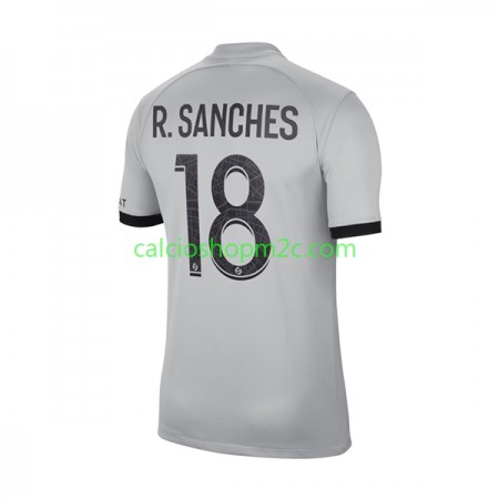 Paris Saint Germain R.Sanches 18 Maglia Trasferta 2022/2023 Manica Corta